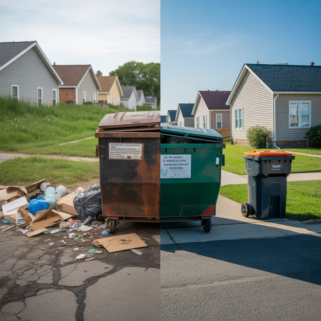 roll of dumpster rental